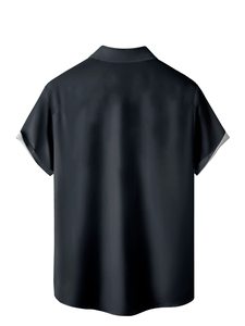 2025 Nueva camiseta de gimnasio activo de alta calidad con cuello Polo tela de punto Merino antiarrugas y patrón de letras - Product Image 2