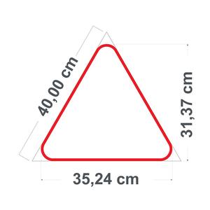 ป้ายจราจรแบบสองทาง T-19 ป้ายจราจร LED สะท้อนแสง รูปสามเหลี่ยม ป้ายเตือนและป้ายลูกศรเพื่อความปลอดภัย - Product Image 2