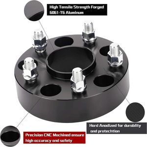 Espaciadores de rueda Hubcentric de 5 Lug de 1,5 pulgadas, 5x4,75 a 5x4,75 para Camaro Corvette Sonoma Jimmy Pontiac <span class=keywords><strong>Eldorado</strong></span> XLR 12X1.5 70,5mm - Product Image 3