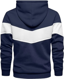 2025 American Fashion Brand Winter Clothing Casual <b>Retro</b> High Street Solid Knitted Hoodie 100% Cotton Oversized Anti-Shrink - Product Image 6