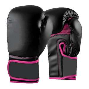 Durable Comfortable <b>Lace</b> Leather Boxing <b>Gloves</b> Custom Logo Professional Training Sparring <b>Gloves</b> Quick Dry Sports Men Women - Product Image 1