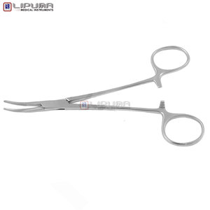 Fórceps hemostáticos CAIRNS Quirúrgico Vascular Curvo 15,0 cm Sujeción arterial Instrumentos médicos delicados - Product Image 5