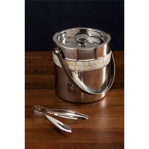 Elegant Metal-finished Stainless Steel <b>Ice</b> <b>Bucket</b> Adding a Touch of Glamour to Your Entertaining Collection and Home Decor - Product Image 2