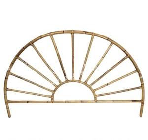 Hermoso cabecero de cama de ratán natural Sunrise, Marco abierto tejido de larga duración para hotel o estancia en casa para aplicación en el salón - Product Image 1