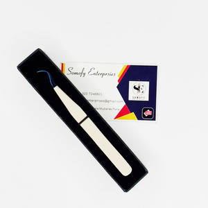 Pinzas para pestañas profesionales Somofy de alta calidad, puntas personalizables de acero inoxidable, precisión duradera, venta al por mayor - Product Image 4