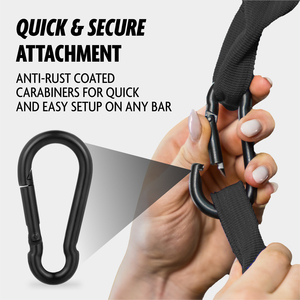ABS tập thể dục thể dục sức mạnh tập thể dục nhiệm vụ nặng nề 6 inch Carabiner AB cáp treo cánh tay treo bụng đào tạo AB Sling dây đeo - Product Image 3