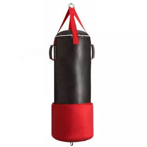 Sac de frappe à fort impact rouge/noir-couleur Qualité supérieure Meilleur prix Vente chaude Formation Nouveau design Sac de boxe - Product Image 1