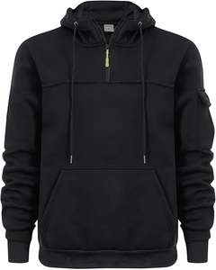 Sudaderas con capucha de algodón 100% para hombre Diseño de bolsillo El mejor estilo para otoño Moda Etiqueta personalizada Tamaño XS Venta al por mayor Servicios ODM - Product Image 1