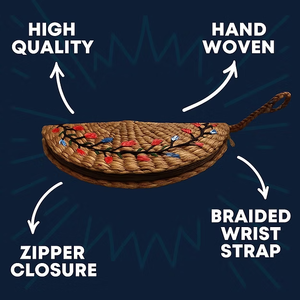 Sac à main à bracelet imprimé fleur élégant pour femmes de qualité supérieure avec plusieurs fentes pour cartes et fermeture à glissière pour l'été et l'automne - Product Image 3