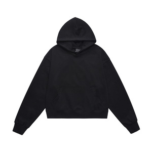 Sweat à capuche pour homme en molleton français de luxe 100% coton, taille plus, coupe régulière, style vintage, rue tendance, séchage rapide - Product Image 3