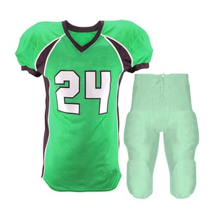 Uniforme de football américain de qualité supérieure, service OEM, séchage rapide, respirant, anti-odeurs, manches courtes, 100% polyester, OEM - Product Image 1