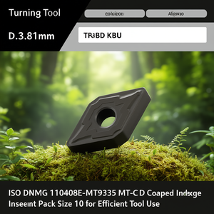 Inserto de Torneado Indexable con Recubrimiento MT-CVD ISO DNMG 110408E-MT9335 D.3.81mm, Paquete de 10 Unidades para un Uso Eficiente de la Herramienta - Product Image 3