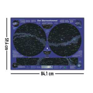 Póster Moderno del Cielo Estrellado (DIN A1 Alemán) para Decoración de Pared - Product Image 1