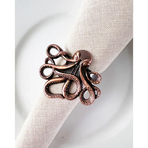 Antique Solid <b>Silver</b> Finished Metal <b>Napkin</b> Ring Flower Design With Leaves Table Setting Decor Luxury <b>Silver</b> <b>Napkin</b> Ring - Product Image 5