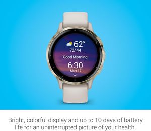 Venu 3S oro morbido in acciaio inossidabile lunetta 1.2 pollici AMOLED Touchscreen Display Smart Watch - Product Image 3