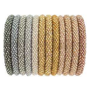 Perles de verre faites à la main de haute qualité Bracelets pour femmes Nouvelle arrivée de stock Bracelets à la mode décontractée à bas prix - Product Image 3