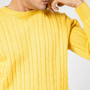 Vente directe en usine de pulls en tricot à manches longues pour hommes avec logo personnalisé en haute qualité, prix approprié, fabriqués au Pakistan - Product Image 2