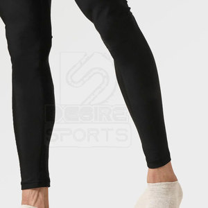 DESIRE SPORTS Pantalons de compression personnalisables pour hommes, de haute qualité, séchage rapide, respirants, en tissu polyester, avec taille élastique - Product Image 6