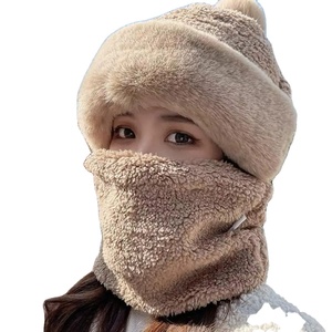 หมวกบีนนี่พิมพ์ลายดิจิตัลหรูหราแบบถักโลโก้ตามสั่งทำจากอะคริลิคเก็บความอบอุ่นในฤดูหนาวสำหรับธุรกิจและการเดินทาง - Product Image 2