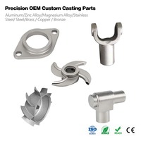 Pièces d'impeller ouvertes moulées sur mesure, siège de pale ovale fermé OEM pour pompe à eaux usées industrielle, vente en gros usine
