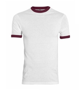 Just Blanks Camiseta de manga corta de algodón básico para hombre - Product Image 2