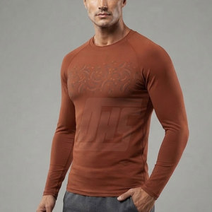 Training <b>Compression</b> <b>Shirts</b> <b>Men</b> Lightweight Breathable Long Sleeve Sports Running Fitness Workout Athletic Performance Wear - Product Image 3