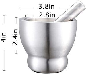 Silver Plated Brass Mortar and Pestle Good Design Round Shape Mortal and Pestle for <b>Herbs</b> Spices Pepper <b>Grinder</b> - Product Image 4