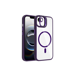 Coque en silicone de luxe UnDePlus compatible MagSafe pour iPhone 16E – Design élégant avec support intégré et protection d'objectif d'appareil photo disponible - Product Image 1