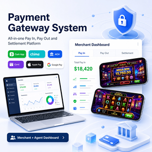 ระบบชำระเงินสำหรับผู้จัดจำหน่ายเกมออนไลน์ รองรับ Cash App, Chime, Apple Pay, Google Pay, PayPal, ACH Card และบริการแบบเรียลไทม์ - Product Image 4