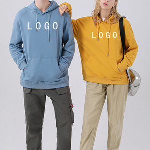 Sudadera con capucha de lujo de algodón orgánico con hombros caídos para hombre Sudadera con capucha lisa de gran tamaño de peso pesado de alta calidad - Product Image 2