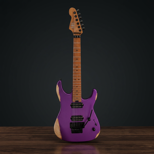 Genuine SBS VS260 Floyd Rose Locking Tremolo Electric <b>Guitar</b> Solid Alder Body Roasted Maple <b>Neck</b> Jumbo Nickel Silver Frets Steel - Product Image 1