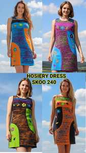 SK NOOR SONS alta moda Floral bordado Casual Hosirey vestidos Super tendencia transpirable cómodo ecológico Natural - Product Image 6