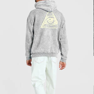 Sudadera con Capucha Premium Lavada al Ácido 2026, Estilo Urbano, OEM, Felpa de Algodón Grueso, Acabado Vintage, Tallas Grandes, MOQ Bajo, Envío Rápido de Fábrica - Product Image 2