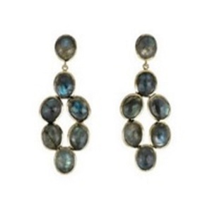 Boucles d'oreilles en argent Sterling 925 avec pierres précieuses Labradorite, forme ovale, nouvel arrivage - Product Image 1