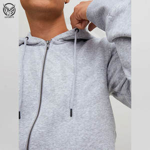 Sweat à capuche léger coupe-vent à séchage rapide en molleton 100% coton tricoté d'hiver sur mesure de haute qualité pour hommes - Product Image 6