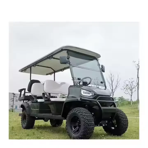 Haute qualité 2V batterie 6 passagers électrique tout-terrain Golf Buggy chariot de qualité industrielle personnalisable OEM pris en charge pour la vente - Product Image 1