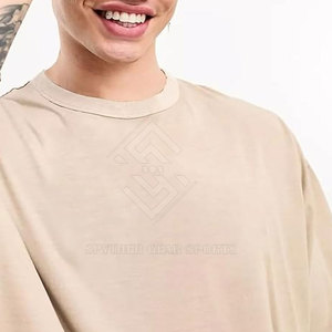 Professional Manufactures <b>Men</b> Drop Shoulder <b>T</b>-<b>Shirt</b> Best Selling High Quality Eco-Friendly Breathable Quick <b>Dry</b> Loose <b>Fit</b> 220g - Product Image 5