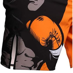 Nuevos pantalones cortos de boxeo MMA lisos, venta al por mayor, pantalones cortos de boxeo, precio bajo, logotipo personalizado impreso en blanco para servicio OEM, último diseño - Product Image 4
