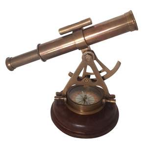 Telescopio de Metal Estilo Antiguo con Acabado en Latón, Diseño Elegante, Ideal para Astronomía, Aficionados, Coleccionistas, Set de Regalo Educativo de Ciencia - Product Image 6