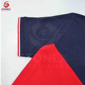 Venta al por mayor de alta calidad Botón de cuello Polo Unisex Casual POLO camisa logotipo personalizado Camiseta de los hombres - Product Image 3