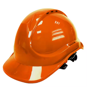 Casque de sécurité ABS YY-102 LOKTAR, design à fentes, 6 points de suspension, certifié CE EN397, casque de travail industriel jaune - Product Image 1