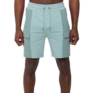 Ensemble 2 pièces de survêtements décontractés à la mode d'été pour hommes chemise à manches courtes unie et imprimée avec short ensembles d'été pour hommes de grande taille - Product Image 5