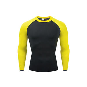 Sublimación personalizada para hombre para entrenamiento de lucha Rash Guard Plain Blank 100 Sublimación 100% Poliéster Rash Guard - Product Image 4