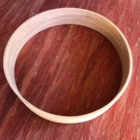 Professional Birch Wood Handmade Bodhran Hand Drum Hoops & Shells Sizes 14"-22" Single Layer Sheepskin Heads Shaman Ring