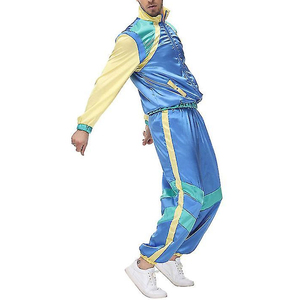 Ensemble de survêtement et de jogging deux pièces en nylon et polyester à blocs de couleurs personnalisés ensembles de survêtements coupe-vent de sport pour hommes 2026 - Product Image 4