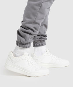 Joggers de gimnasio de algodón ajustados para hombre, ropa deportiva informal con logotipo personalizado y tela de lona para correr al aire libre y pantalones de chándal - Product Image 3