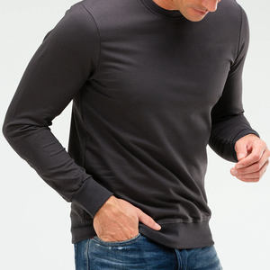 Nouveau sweat-shirt en coton arrivé en gros 350gsm pull à col rond sweat à capuche brodé vierge pour hommes et femmes - Product Image 4