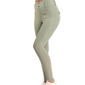 Pantalones de Montar de Alta Calidad OEM, de Poliéster y Elastano, con Logotipo Personalizado, Ropa Ecuestre, Pantalones de Equitación para Mujer - Product Image 2