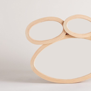 Miroirs sur pied en forme d'oeuf en rotin naturel de nouveau design unique ou décorations murales pour la décoration de la maison et du salon - Product Image 6