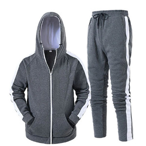 2025 Unisex 100% Cotton Track <b>Suit</b> Breathable Pullover <b>Jogging</b> <b>Suits</b> for Adults Winter Sports Wear Plus Size Option New Arrival - Product Image 5